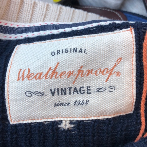 Weatherproof Vintage Boyfriend Moose Sweater - Picture 3 of 4